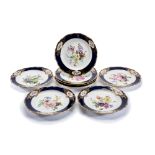 A SET OF EIGHT MEISSEN DESSERT PLATES, EARLY 20TH CENTURY