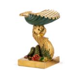 A SEVRES ‘DOLPHIN’ SALT CELLAR (SALIERE A DAUPHIN), CIRCA 1824