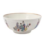 ‡ A WORCESTER BOWL, CIRCA 1760