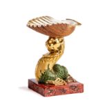 A SEVRES ‘DOLPHIN’ SALT CELLAR (SALIERE A DAUPHIN), CIRCA 1820