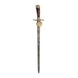 ˜ ‡ A GERMAN HUNTING SWORD, THIRD QUARTER OF THE 18TH CENTURY