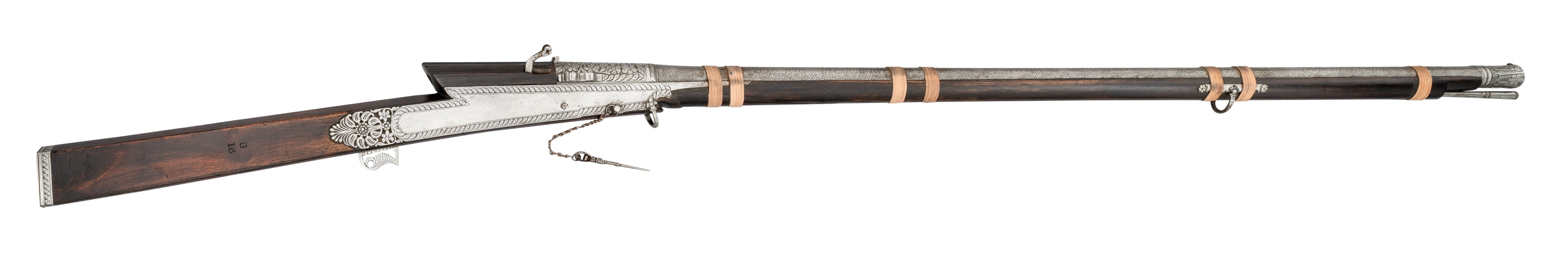 A 20 BORE NORTH INDIAN MATCHLOCK GUN (TORADOR), 18TH CENTURY, PROBABLY JAIPUR, RAJASTHAN