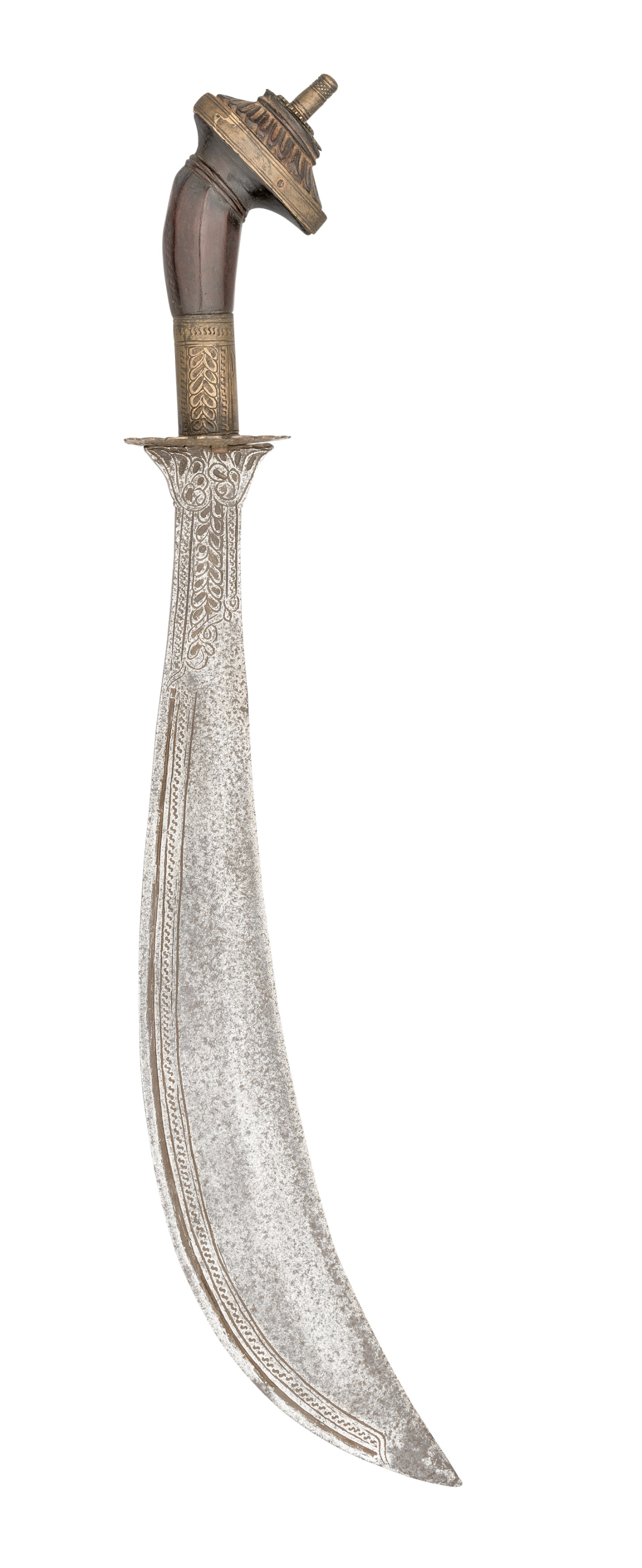 A SOUTH INDIAN HATCHET (ARUVAL), 18TH/19TH CENTURY, POSSIBLY MALABAR COAST