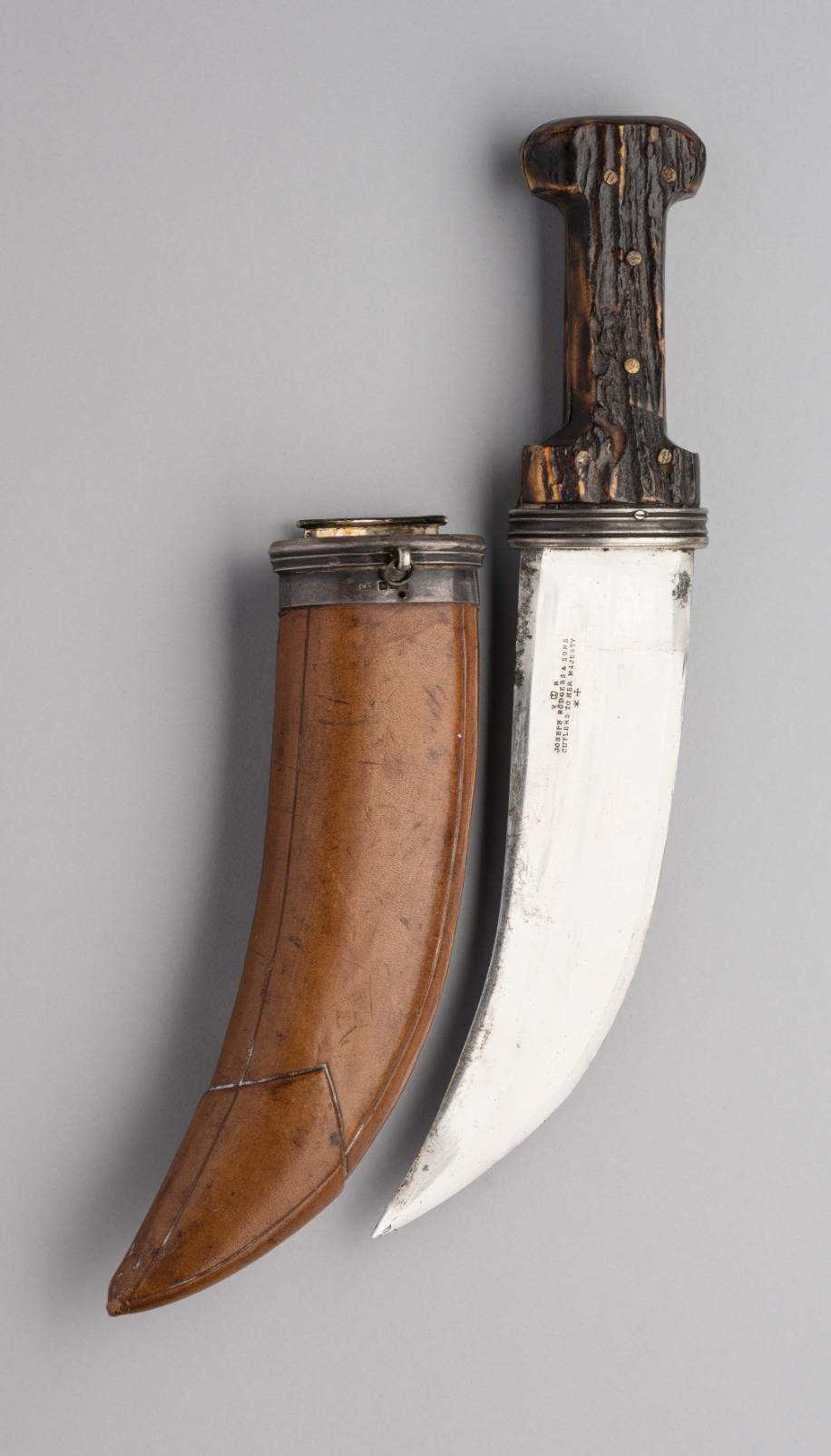 A RARE SILVER-MOUNTED JAMBIYA STYLE DAGGER FOR THE ARAB MARKET, JOSEPH RODGERS AND SONS, CUTLERS TO