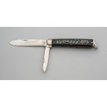 A FOLDING KNIFE, CIRCA 1860-80