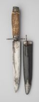 AN INDIAN BOWIE KNIFE, 20TH CENTURY