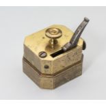 A BRASS SCARIFICATOR, LATE 19TH CENTURY