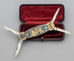 A SWEDISH POCKET KNIFE, HEDENGRAN & SONS, LATE 19TH CENTURY