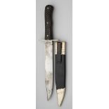 AN IRISH BOWIE KNIFE, O’NEILL & THOMPSON, 7 HENRY STREET, DUBLIN, MID-19TH CENTURY