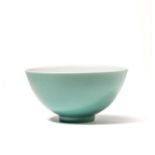 A CHINESE TURQUOISE-GLAZED BOWL, QING DYNASTY (1644-1911)