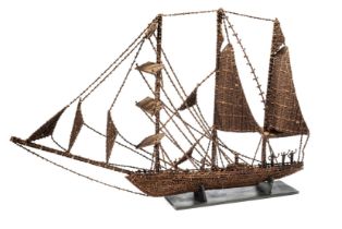 A MODEL BOAT, MOLUCCAS (MALUKU), INDONESIA, EARLY 20TH CENTURY