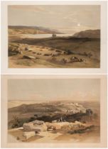 AFTER DAVID ROBERTS, BRITISH (1796-1864), JERICHO AND GAZA