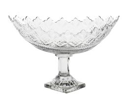 AN IRISH CUT-GLASS BOWL, CIRCA 1800