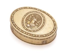 A SWISS VARI-COLOUR GOLD SNUFF BOX, GENEVA, CIRCA 1790