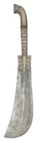 A FINE SOUTH INDIAN HATCHET (MOPLAH), 18TH/19TH CENTURY, PROBABLY MALABAR, KARNATAKA