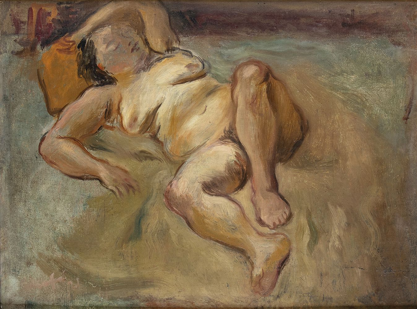 MARIO MAFAI (Rome, 1902 - 1965): Nude, 1931