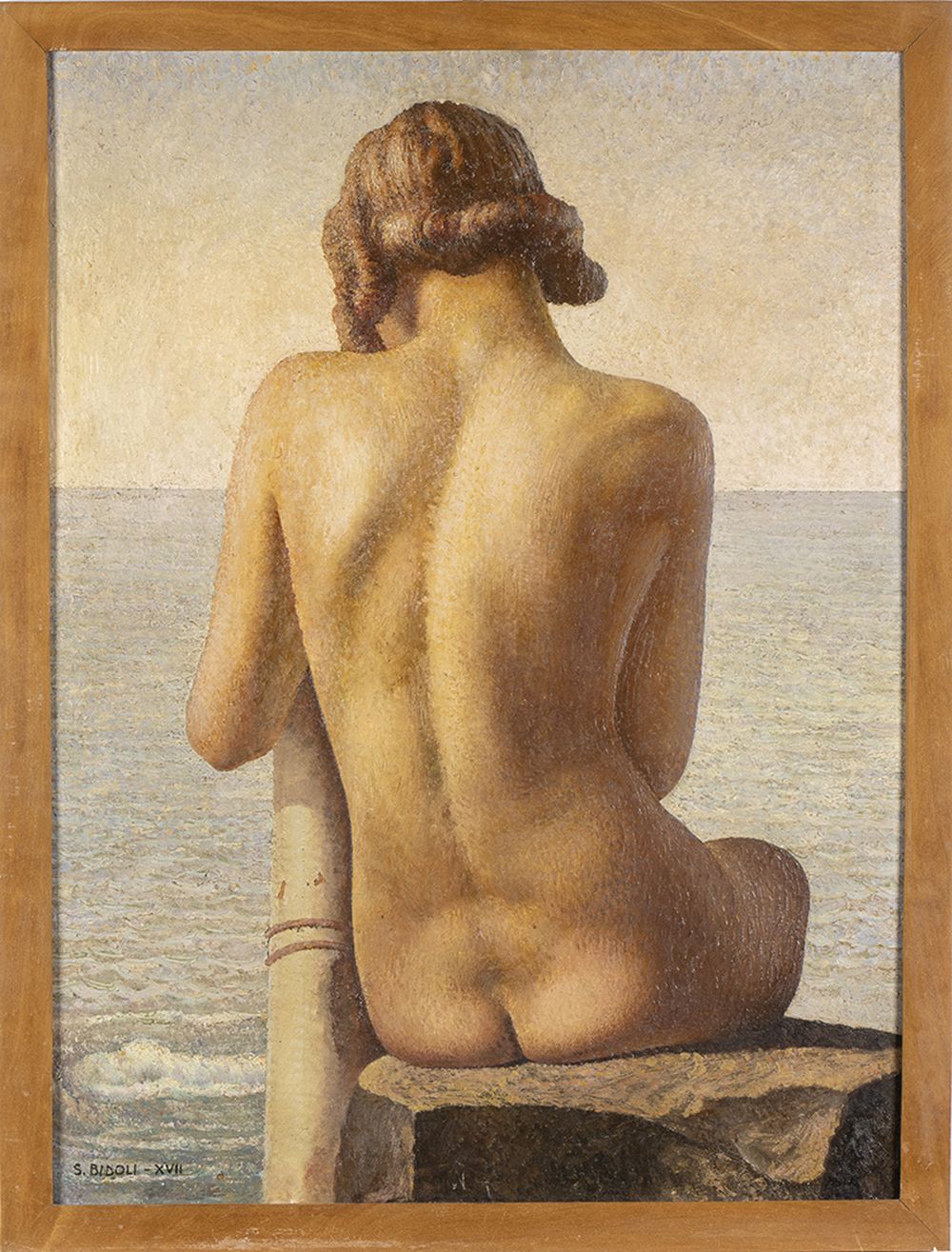 SANTO BIDOLI (1886 - 1957): Contemplazione, 1939