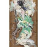 FRANCESCO CANGIULLO (Naples, 1884 – Livorno, 1977): Omaggio a Boldini