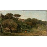 RAFFAELLO TANCREDI (Resina, 1837 - Naples, 1916 or 1924): Dalla mia terrazza, 1905