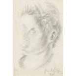 PERICLE FAZZINI (Grottammare, 1913 - Rome, 1987) : Self-portrait, 1937