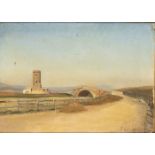 ATTR. ENRICO COLEMAN (Rome, 1846 -1911) : Roman landscape