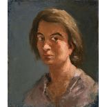 ALBERTO ZIVERI (Rome, 1908 - 1990) : Female portrait, 1943