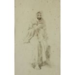 DOMENICO MORELLI (Naples, 1823 - 1901): Portrait of Arabian man