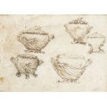 VINCENZO GEMITO (Naples, 1852 - 1929): Soup tureen studies