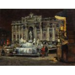 RENATO NATALI (Livorno, 1883 - 1979): Trevi Fountain
