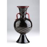 VETRERIA MASCHIO: Blown glass vase, 20s/30s