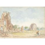 ANONYMOUS (XIX CENTURY) : Remains of Circus of Maxentius, 1821