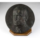 GIOVANNI (NANNI) SERVETTAZ (1892-1973): Benito Mussolini portrait, 1932-1933