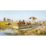 PIETRO BARUCCI (Rome, 1845 - 1917): Parco degli Acquedotti in Rome