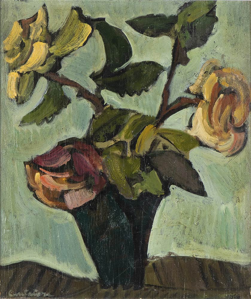 DOMENICO CANTATORE (Ruvo di Puglia, 1906 - Paris, 1998): Flowers vase