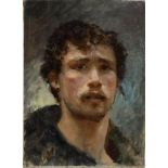 FRANCESCO PAOLO MICHETTI (Tocco da Casauria, 1851 - Francavilla al Mare, 1929): Self-portrait, 1878