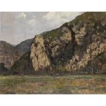 GUGLIELMO PIZZIRANI (Bologna, 1886 - 1971): The crag, 1939