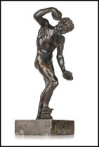 Massimiliano Soldani Benzi (Montevarchi 1656-1740) (school of) Dancing satyr, after an ancient sculp