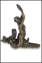 Barthelemy Prieur (Berzieux, 1536 -Parigi, 1611) (workshop of) Nereid riding on a Dolphin