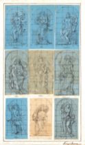 Luigi Serra Study for nine statues representing the Muses