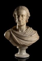 Antonio Canova (cerchia di) Bust of Ferdinand IV of Bourbon King of Naples