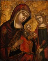 Scuola Veneto-Cretese, XVI secolo The Mystical marriage of Saint Catherine