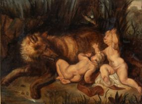 Peter Paul Rubens (seguace di) Romolo and Remo