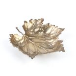 GIANMARIA BUCCELLATI: Silver vine leaf bowl