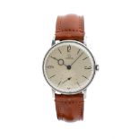 OMEGA: Men's steel wristwatch, 1950s