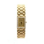 BUCHERER: gold diamond Lady's wristwatch