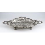 German silver basket - late 19th - early 20th century