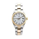 ROLEX Oyster Perpetual Date: Steel and gold wristwatch ref. 1500, 1978