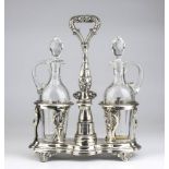 Italian silver vinegar cruet - Kingdom of Sardinia, Novara 1824-1872, mark of CANETTI FERDINANDO