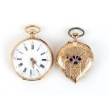 Two gold pocket watches - early 20th century