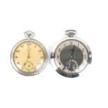 LIP: Two steel pocket watches